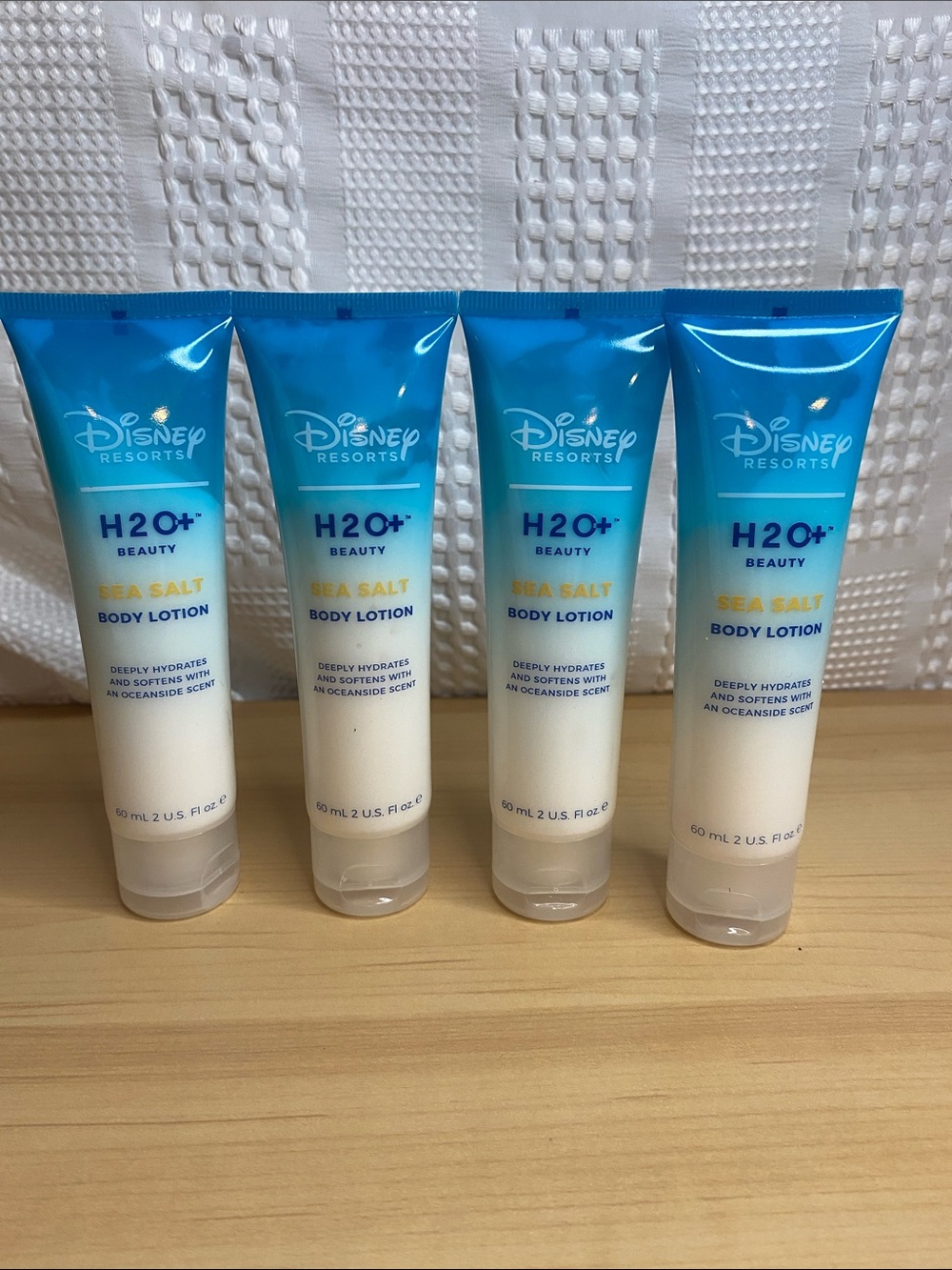Disney Resorts H2O+ Sea Salt Body Lotion bundle of 4